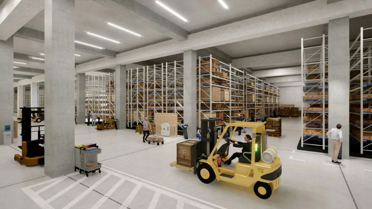 Lo spazio destinato alle “grandi riserve” della Fabrique de l’Art 