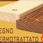 Trattamento di modifica termica: il legno termotrattato