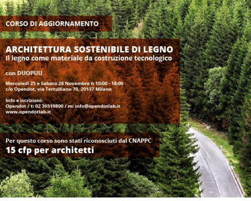 Il legno nell’architettura sostenibile