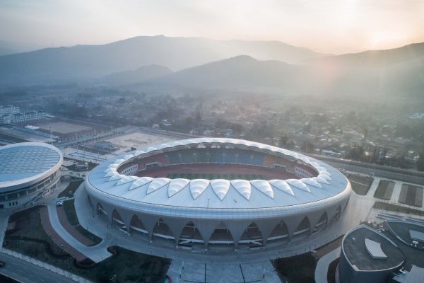 Linxia Olympic Sports Center Stadium: un progetto di DUTS Design