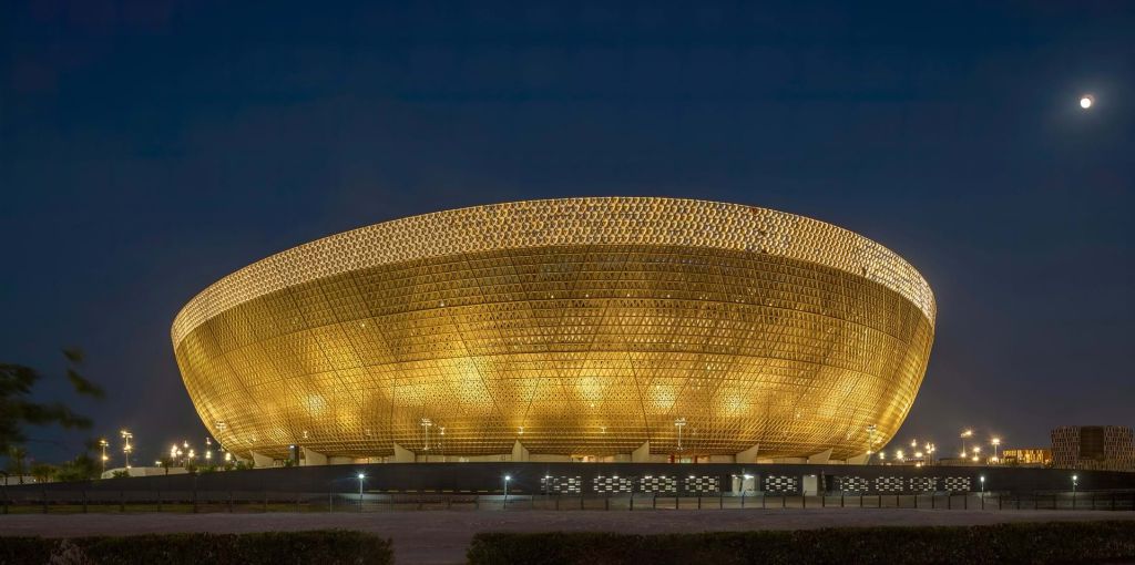 Lusail Stadium progettato Progettato dallo studio di architettura Foster + Partners in Qatar