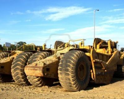 Macchine per costruzioni in grande difficoltà
