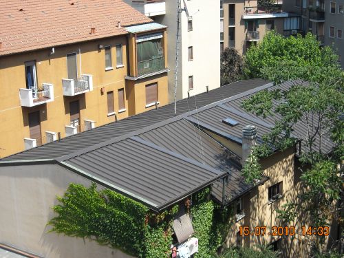 Nuova copertura in sostituzione di una degradata Manto di copertura riqualificato