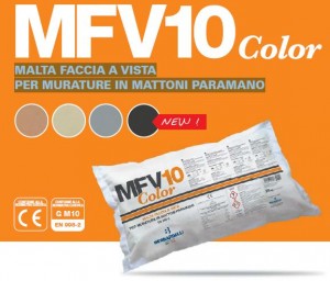 MFV10Color – MALTA FACCIA A VISTA PER MURATURE IN MATTONI PARAMANO