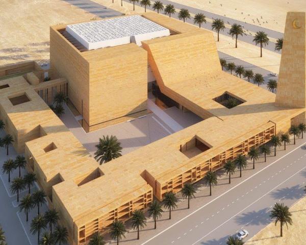 Italiano il progetto della nuova Moschea AlJabri nella città di Ha’il