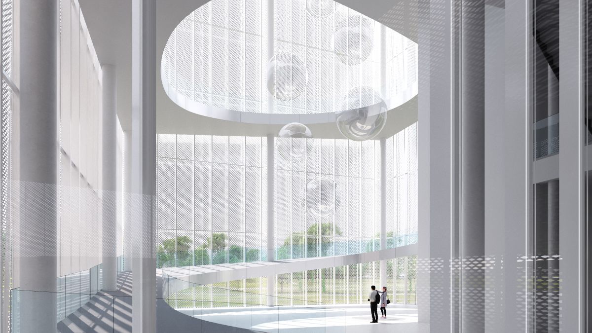 La lobby del Taichung Green Museumbrary 