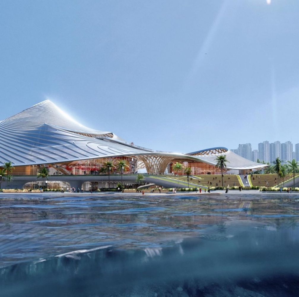 Nanhai Art Center: il centro culturale ispirato alla forma dell’acqua increspata
