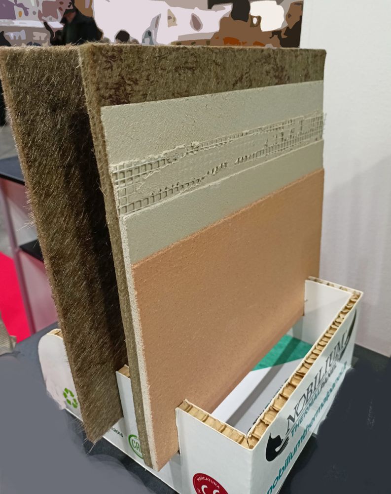Nobilium Thermalpanel, pannello isolante, realizzato con una fibra lunga in puro basalto Nobilium Thermalpanel, pannello isolante, realizzato con una fibra lunga in puro basalto