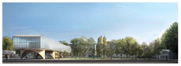 Le superfici trasparenti caratterizzano la nuova biblioteca di Lorenteggio