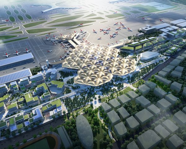 Il nuovo aeroporto di Shenzhen è ispirato agli alberi di mangrovie
