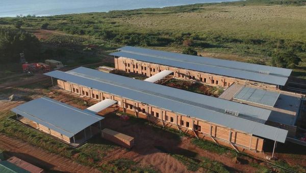 Nuovo ospedale di Emergency in Uganda, vista dall'alto