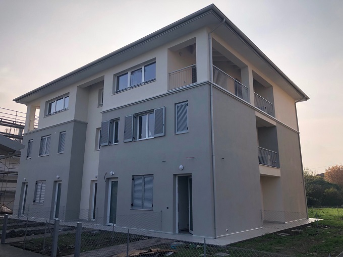 Palazzina realizzata con blocchi Ytong Climagold e lastre prefabbricate Ytong