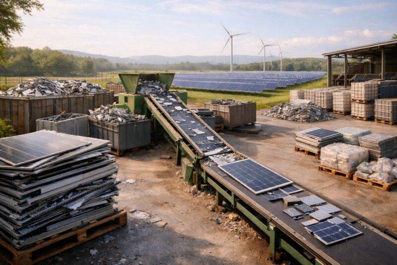 RAEE e fotovoltaico: cosa cambia davvero nella gestione dei pannelli a fine vita dal 2026