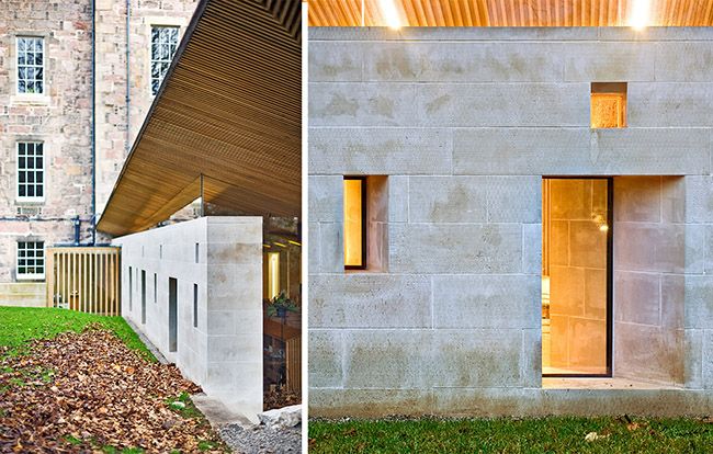 Cappella di S. Alberto Magno: la parete arenaria 