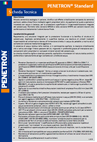 Scarica la brochure tecnica informativa di Penetron Standard