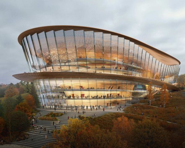 Un nuovo teatro dalle forme sinuose imiterà il movimento della danza