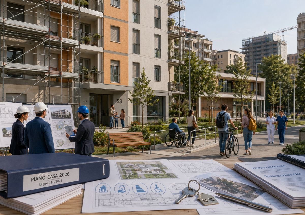 Piano Casa 2026 è legge: dal riscatto degli alloggi ERP al Fondo prima casa, tutte le novità della legge 116/2026