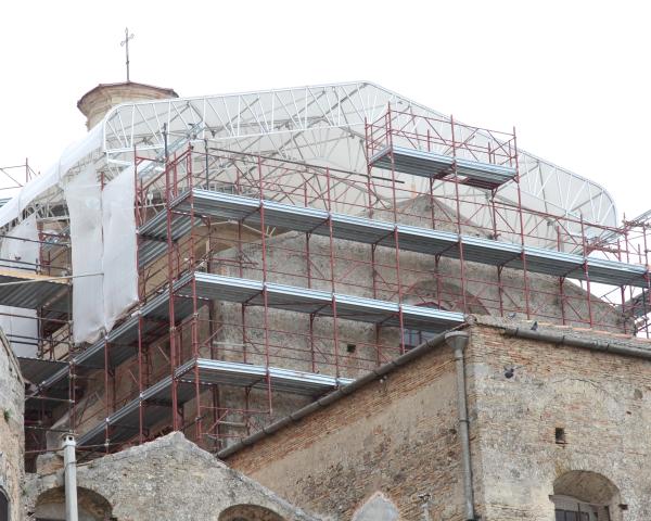 immagine Copertura temporanea in alluminio con ponteggi MP Multidirezionale