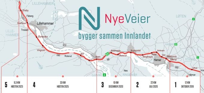 Il masterplan infrastrutturale dell'autorità stradale norvegese Nye Veier