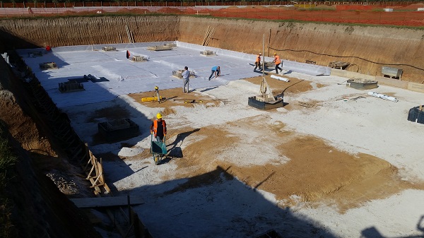 Posa dell'impermeabilizzante