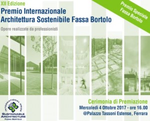 Premiazione del Premio Internazionale Architettura Sostenibile Fassa Bortolo