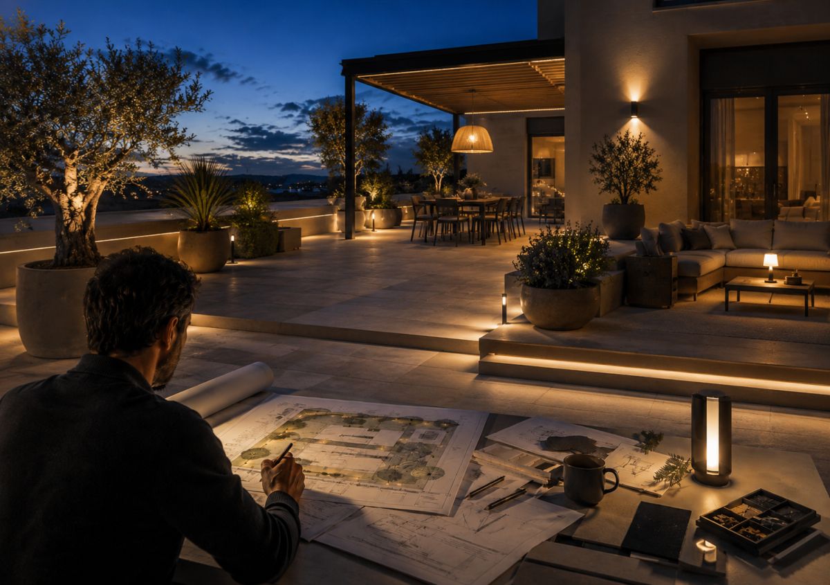 Come progettare l'illuminazione per esterno Come progettare l'illuminazione per esterno