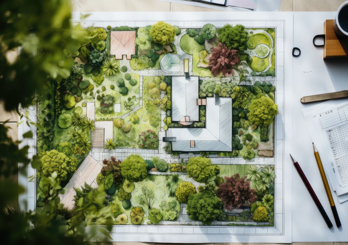 Progettazione giardini: Definizione delle scelte progettuali e selezione di essenze, arredi e materiali