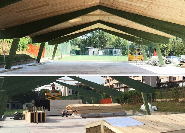 Realizzazione della struttura prefabbricata