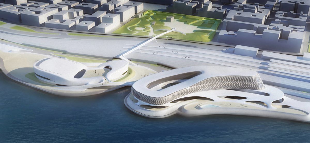 Waterfront: a Reggio Calabria lo studio Zaha Hadid Architects ha firmato il progetto del Regium Waterfront