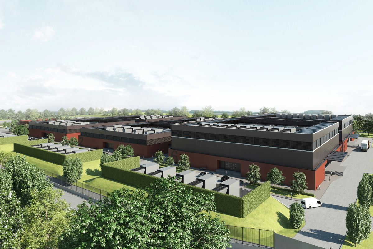 Render ROM1, il primo tassello del campus che diventerà il più grande polo di data center interconnessi del Centro-Sud Italia. Render ROM1, il primo tassello del campus che diventerà il più grande polo di data center interconnessi del Centro-Sud Italia.