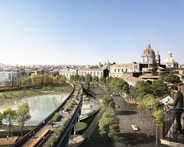 Catania, il masterplan del water front a Park Associati