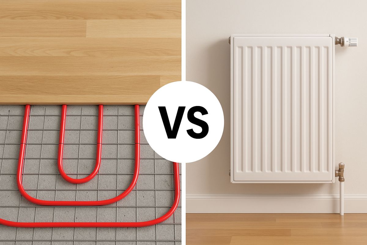 Riscaldamento a pavimento o termosifoni, quale conviene e perché