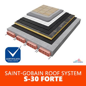 Roof System S-30 Forte è la copertura piana di Saint-Gobain - Isover 