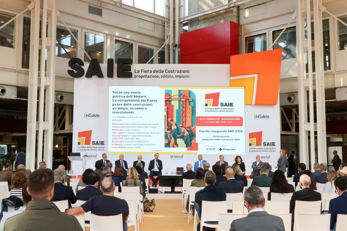 Il convegno inaugurale di Saie 2026 a Bologna Il convegno inaugurale di Saie 2026 a Bologna
