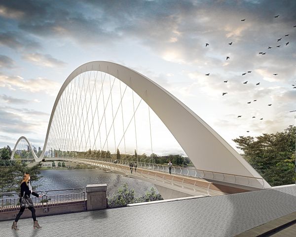 Il ponte “Lávka Holešovice Karlín”, tra passato e futuro