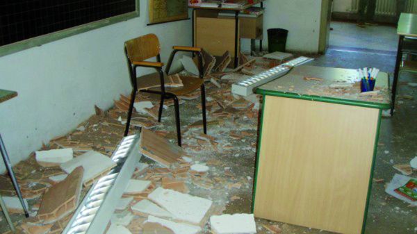 Conseguenze di uno sfondellamento