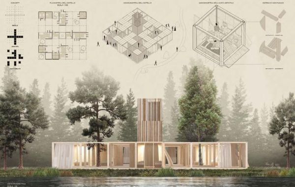 Secondo classificato del “Premio Raffaele Sirica - La via degli Architetti” il progetto di Matteo Romanelli Secondo classificato del “Premio Raffaele Sirica - La via degli Architetti” il progetto di Matteo Romanelli