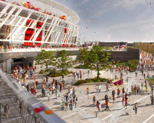 Progetto stadio della Roma stadio