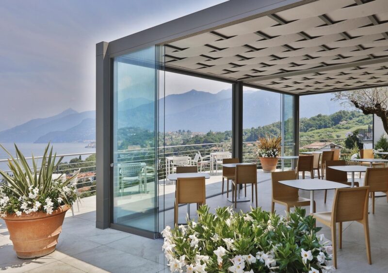 BT e BT Glass ridisegnano l’outdoor di Borgo Le Terrazze a Bellagio