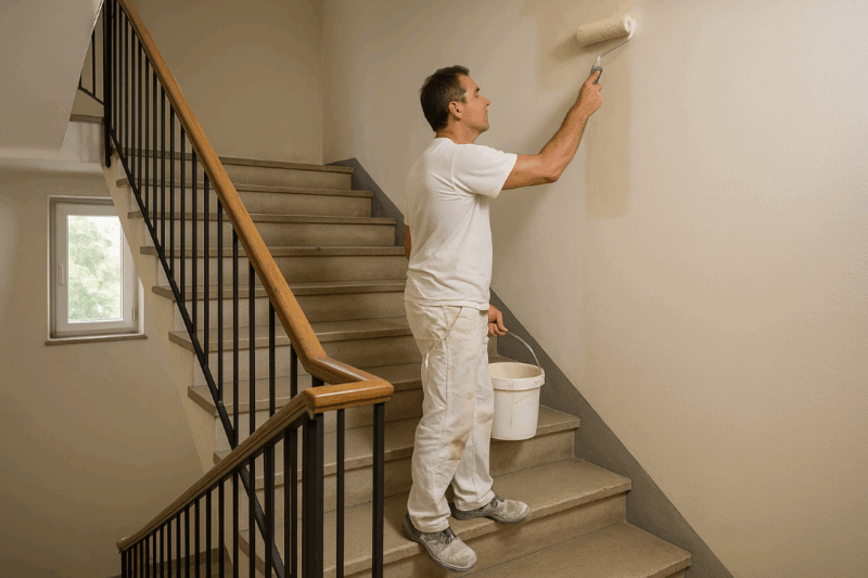 Scale condominiali, regole e tabelle millesimali per tinteggiatura delle scale: chi paga e quanto