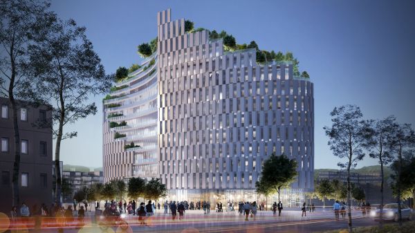 Il Met di Tirana progetto di Mario Cucinella Architects Il Met di Tirana (render, ©Mario Cucinella Architects)