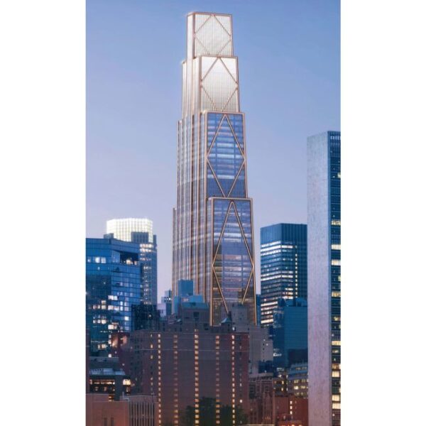 Foster + Partners progetta la "più grande torre completamente elettrica" di New York