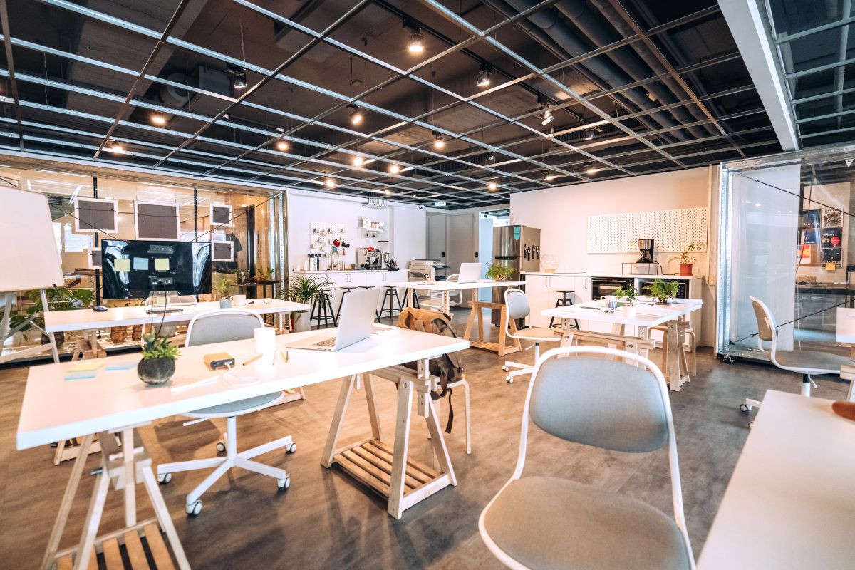 Uno spazio di coworking