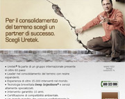 Per il consolidamento del terreno scegli un partner di successo. Scegli Uretek