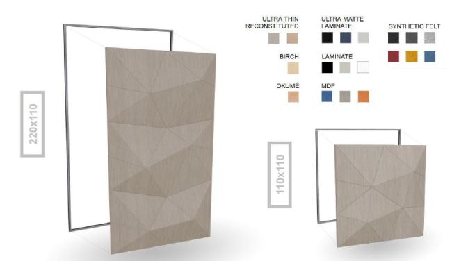 wood-skin: Fold Panels pannelli 3D dalle geometrie intriganti