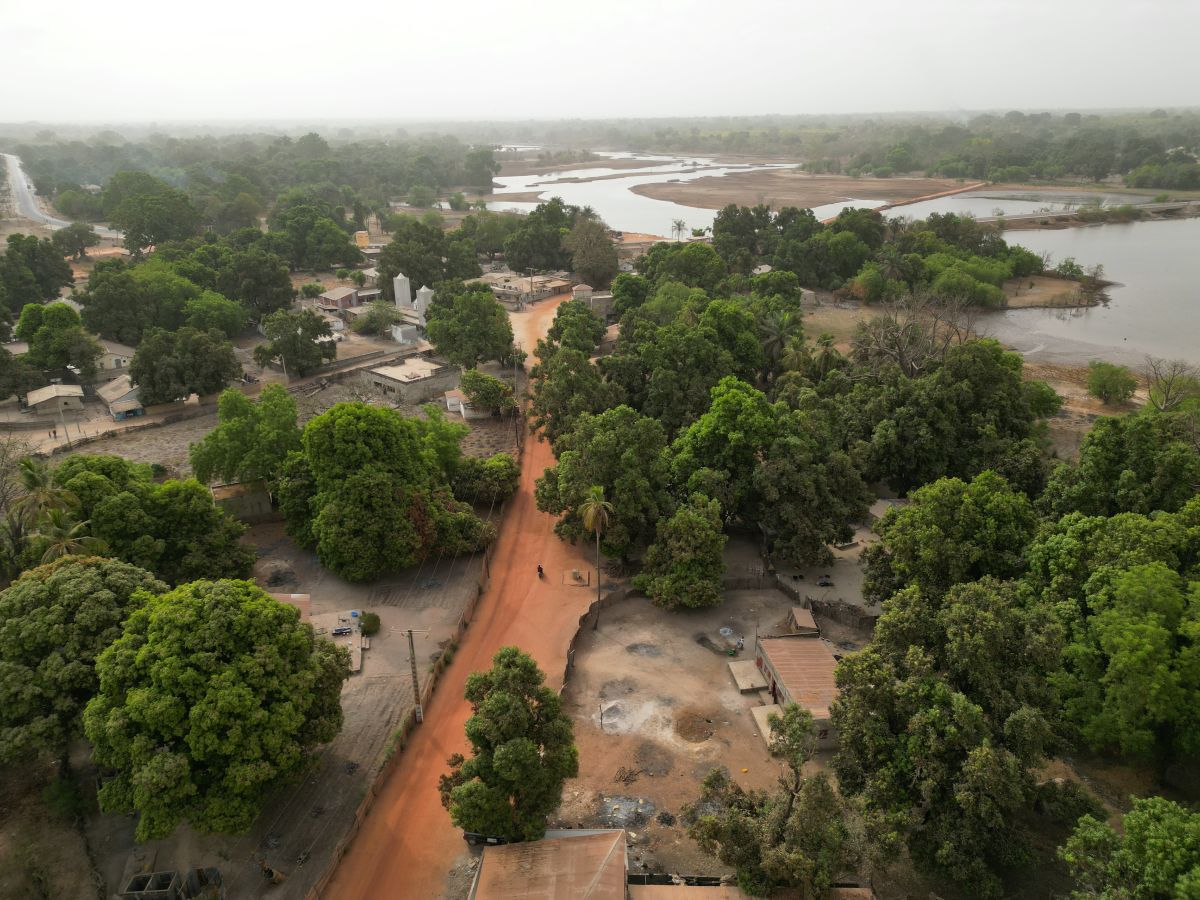 Immagine di contesto dell’area rurale del Senegal meridionale Immagine di contesto dell’area rurale del Senegal meridionale
